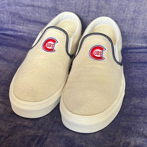 Vans Cubs Classic Slip On Wool Shoes - Picture 10 of 11